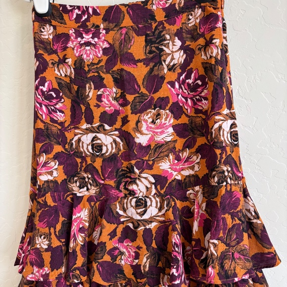 Sundance Floral Tiered Maxi Skirt, Size XS NWOT, boho - Picture 3 of 13